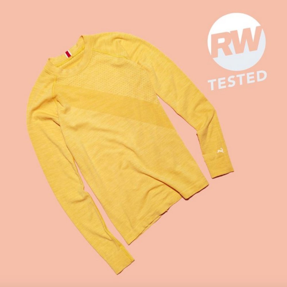 Tracksmith Brighton Base Layer long sleeve merino wool top - EUC